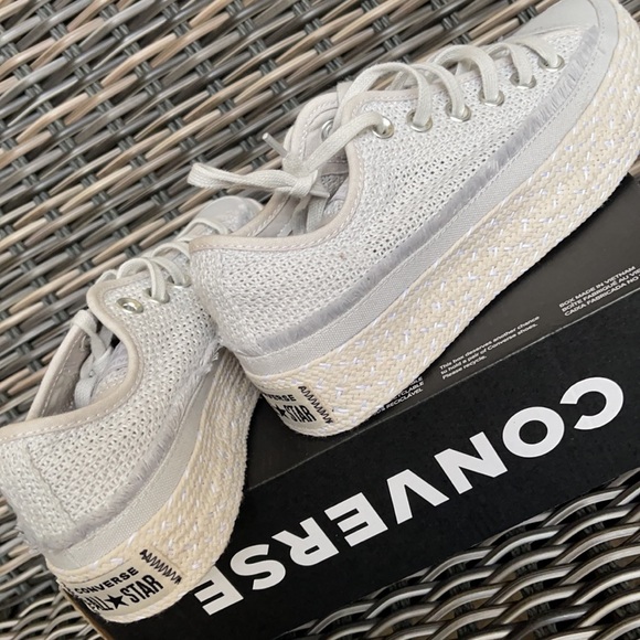Converse Ctas Espadrille OX Mouse/White/Natural WMNS - Picture 15 of 16